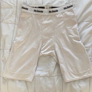 McDavid compression shorts with pad slots